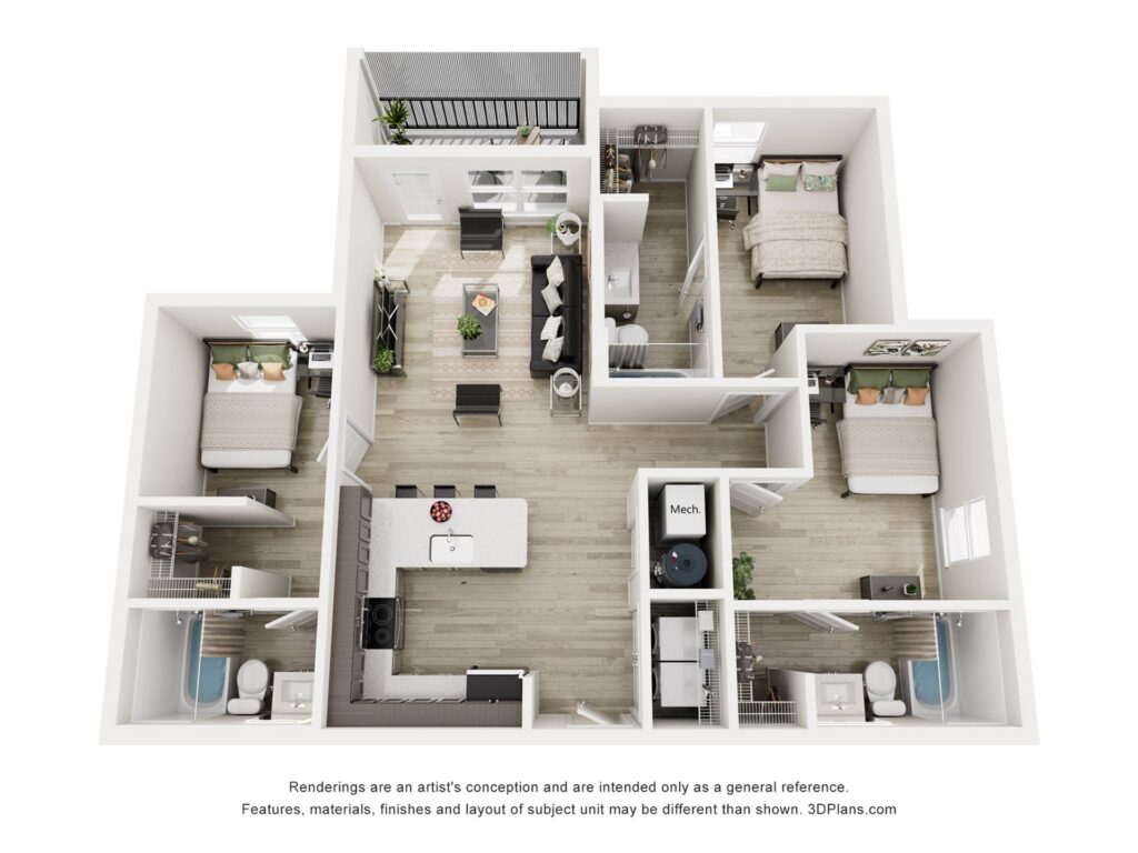 3BR/3BA